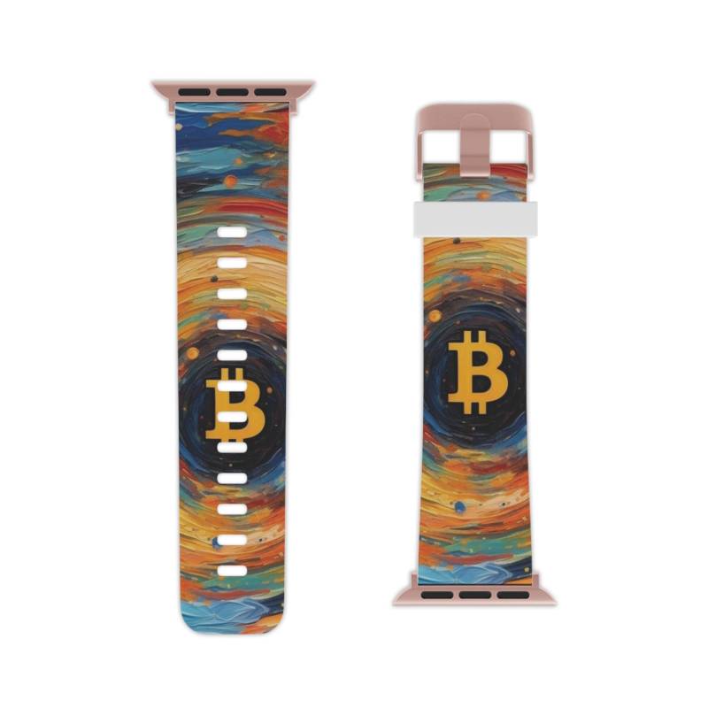 Bitcoin Painting Apple Watch Band Crypto Merch Bitcoin Painting Apple Watch Band Crypto Merch von CryptoKingdom