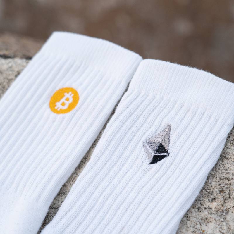 Bitcoin Crypto Socken von CryptoSocke