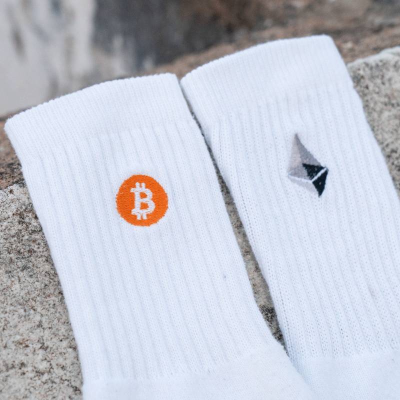 Bitcoin Geschenk Socken von CryptoSocke