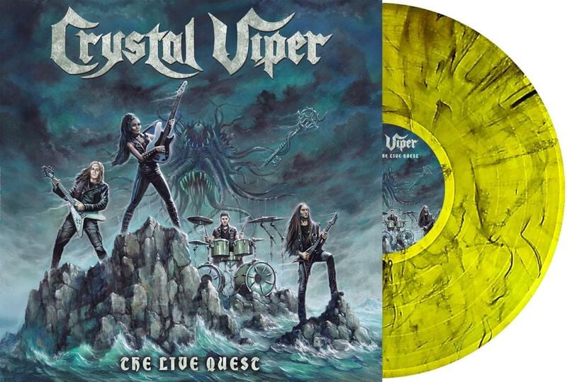 The Live Quest von Crystal Viper - LP (Coloured, Limited Edition, Standard) von Crystal Viper