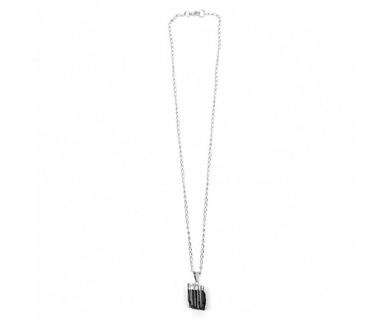 Crystal and Sage Jewelry Kette mit Anhänger Turmalin Halskette vergoldet oder versilbert, aus fairem Handel von Crystal and Sage Jewelry