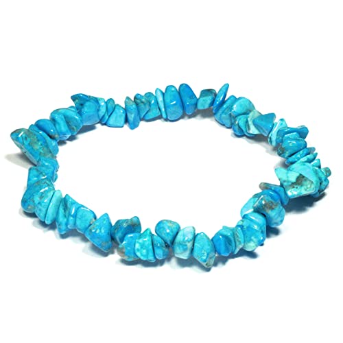 CrystalAge Armband mit türkisfarbenem Howlith von CrystalAge