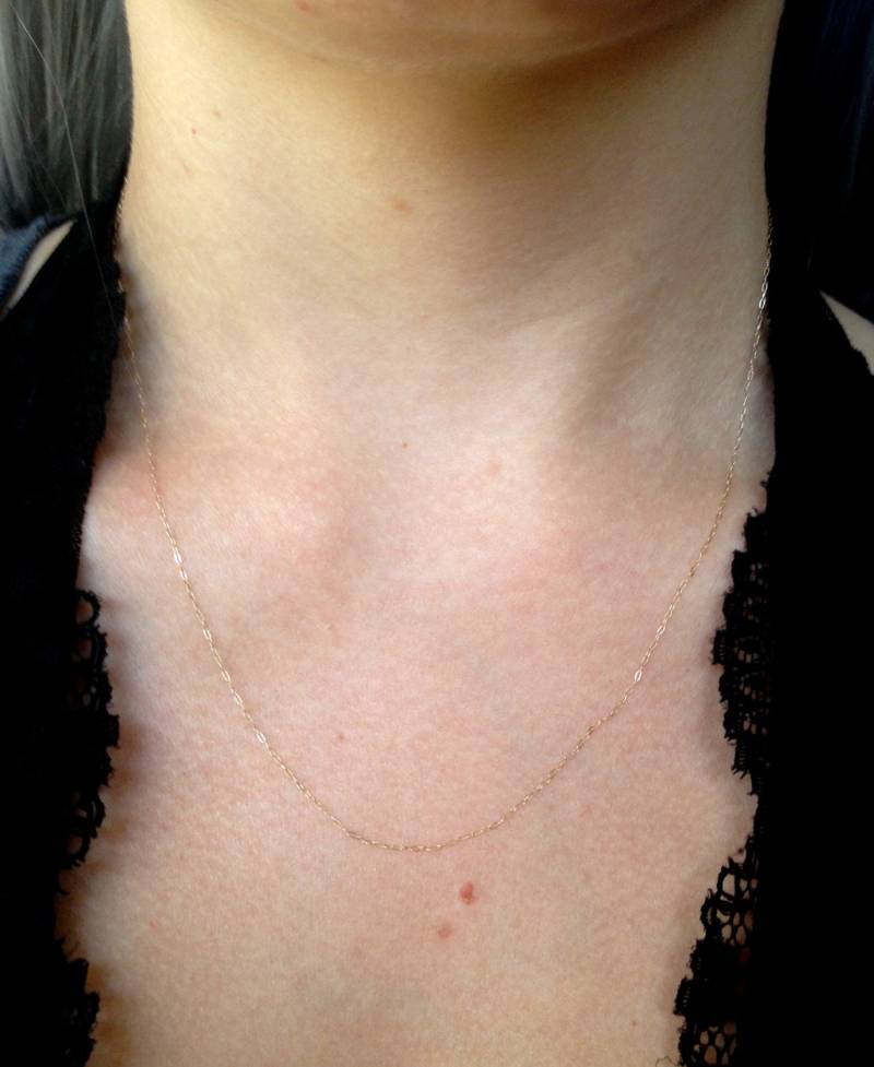 18 in 14K Gelbgold Kette 18 in 14K Gelbgold Kette von CrystalAnatomy