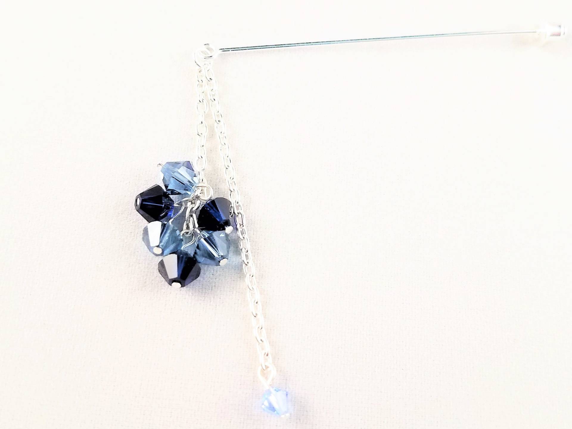 Mehr Farben Blau Oder Lila Shaded Swarovski Kristall Baumeln 2, 5 Zoll Stick Pin Mehr Farben Blau Oder Lila Shaded Swarovski Kristall Baumeln 2, 5 Zoll Stick Pin von CrystalArtPins