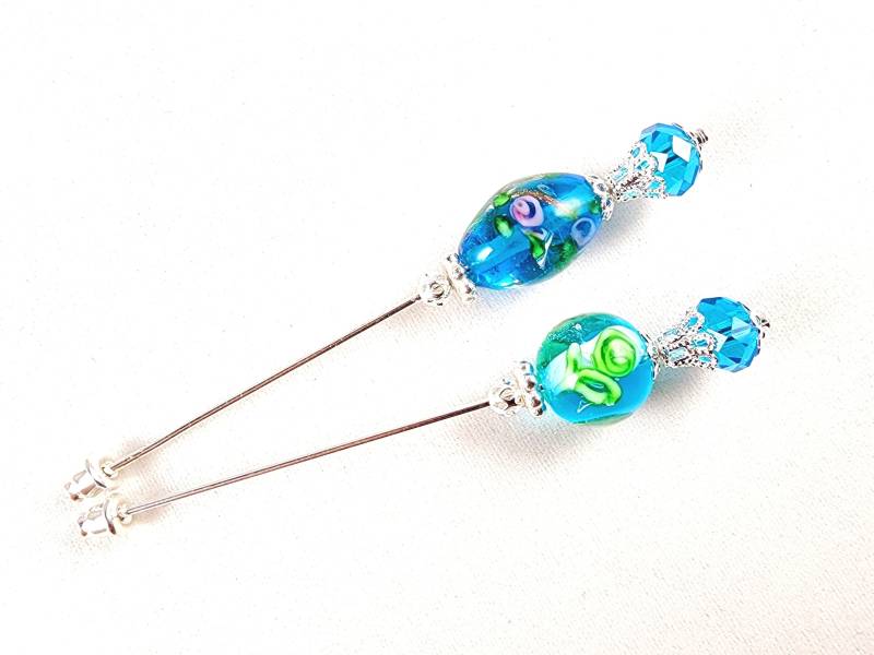 Mehr Styles Glas-Blumen-Stick-Nadel Versilberte Schalnadel Mit Gold-Finish Mehr Styles Glas-Blumen-Stick-Nadel Versilberte Schalnadel Mit Gold-Finish von CrystalArtPins