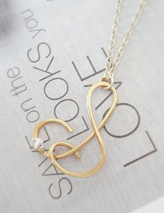 Benutzerdefinierte Initial Halskette Mit Kristall, Gold Anfang Anhänger Halskette, Personalisierte Draht Benutzerdefinierte Initial Halskette Mit Kristall, Gold Anfang Anhänger Halskette, Personalisierte Draht von CrystalBlueJewels