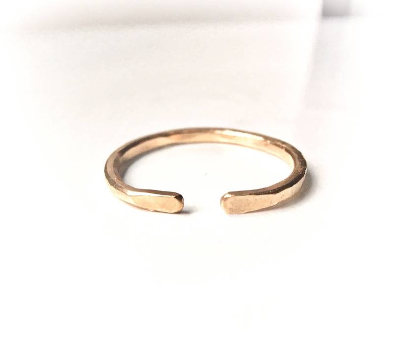Gold Offener Manschettenring, 14K Gold Filled Manschettenring Gold Offener Manschettenring, 14K Gold Filled Manschettenring von CrystalBlueJewels
