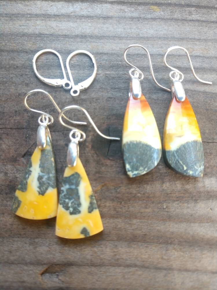 Achat Markasit Ohrringe von CrystalClaireity