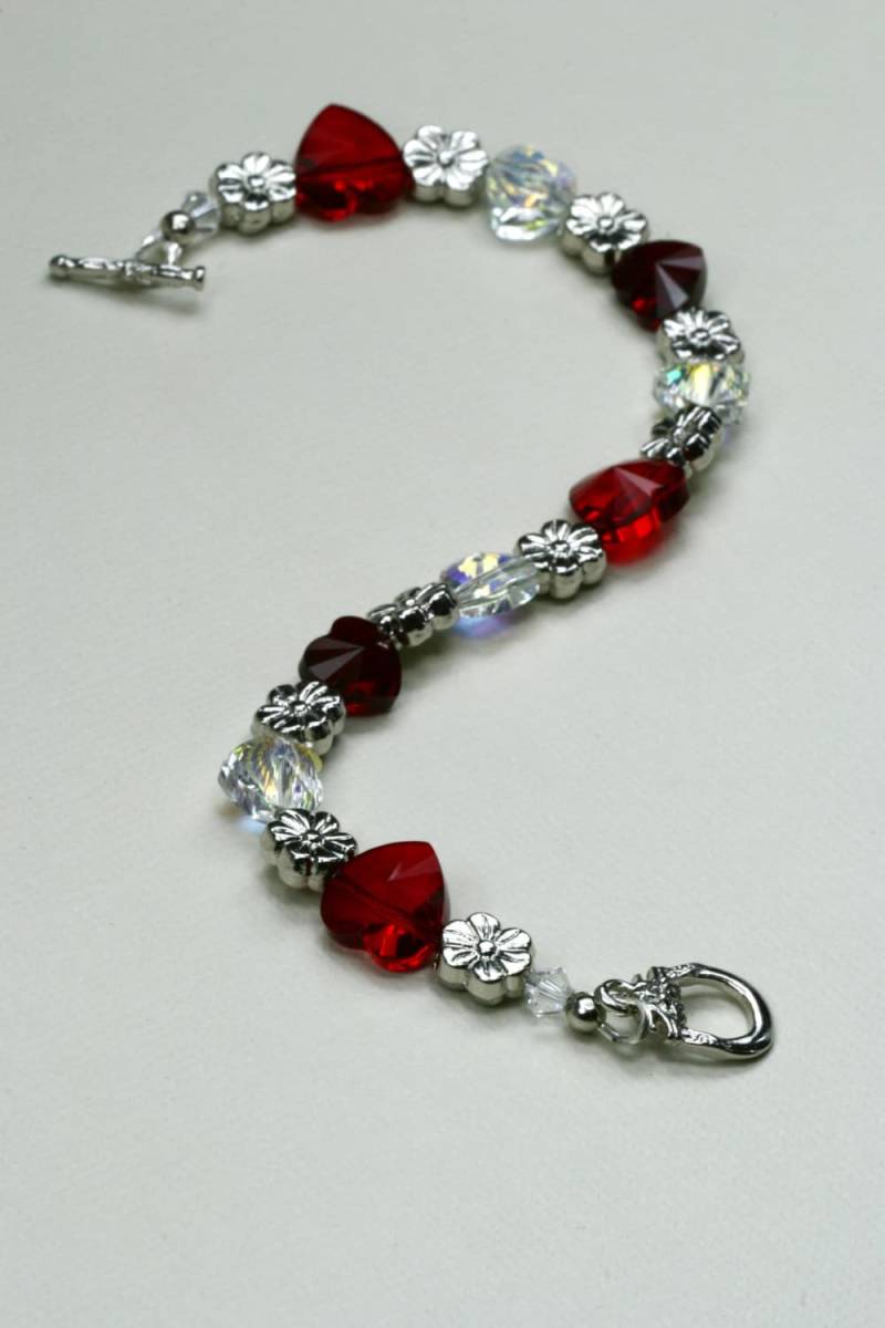 Swarovski Kristall Herz Armband Für Sweet Valentine Swarovski Kristall Herz Armband Für Sweet Valentine von CrystalMoments