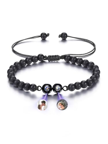 CrystalTears Personalisiert Foto Armband mit Bild im Stein Projektion Edelsteine Heilstein geflochtenes Armband Geschenke CrystalTears Personalisiert Foto Armband mit Bild im Stein Projektion Edelsteine Heilstein geflochtenes Armband Geschenke von CrystalTears