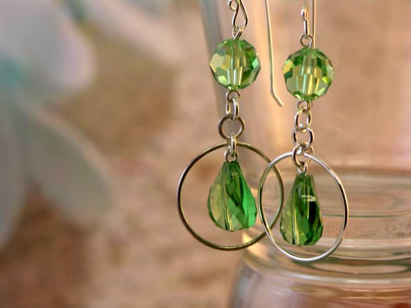 Regina14 - Sterling Silber Ohrringe, Swarovski-Kristallen, Ohrwirrwarr, Ohrringe Regina14 - Sterling Silber Ohrringe, Swarovski-Kristallen, Ohrwirrwarr, Ohrringe von CrystalWaveDesigns