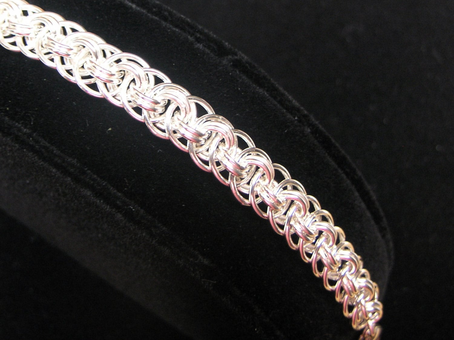 Viper-Armband - Argentium Silber, Karabinerverschluss, Gelötet Viper-Armband - Argentium Silber, Karabinerverschluss, Gelötet von CrystalWaveDesigns