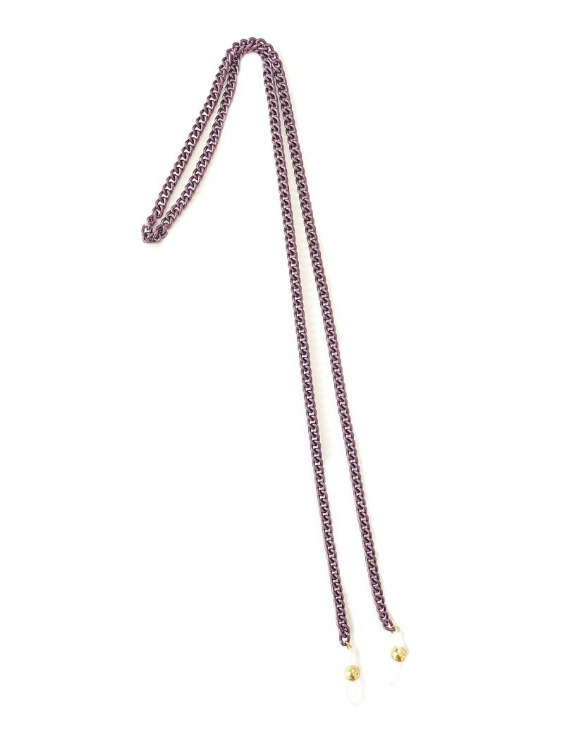 Brillenkette, Metallic Lila Brillenkette, Metallic Lila von CrystalandSageShop