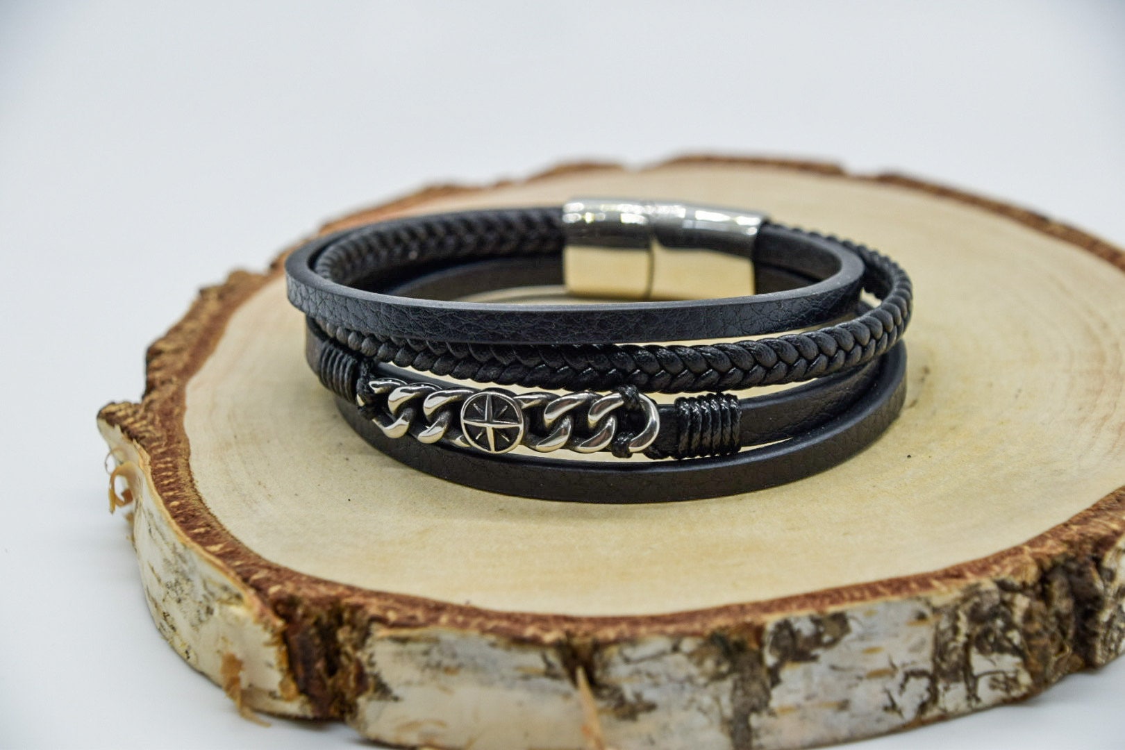 Männer Armband Leder Edelstahl Seefahrt Kompass - Geschenk Für Freund Lederarmband Herrenarmband Herren Schmuck Weg Zu Dir Männer Armband Leder Edelstahl Seefahrt Kompass - Geschenk Für Freund Lederarmband Herrenarmband Herren Schmuck Weg Zu Dir von CrystallineFlair