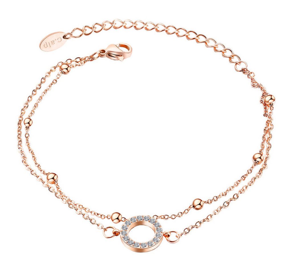 Crystalp Jewellery Armband Stylový bronzový náramek s kroukem 22147.ERG Crystalp Jewellery Armband Stylový bronzový náramek s kroukem 22147.ERG von Crystalp Jewellery
