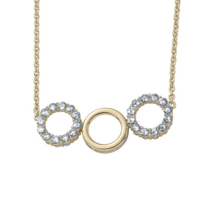 Crystalp Jewellery Kette mit Einhänger Okouzlující pozlacený náhrdelník s blytivými krystaly 32151.G Crystalp Jewellery Kette mit Einhänger Okouzlující pozlacený náhrdelník s blytivými krystaly 32151.G von Crystalp Jewellery