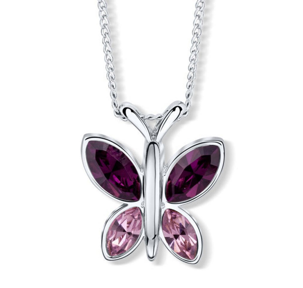 Crystalp Jewellery Kette mit Einhänger Sluivý náhrdelník Motýl 30297.MVI.R Crystalp Jewellery Kette mit Einhänger Sluivý náhrdelník Motýl 30297.MVI.R von Crystalp Jewellery