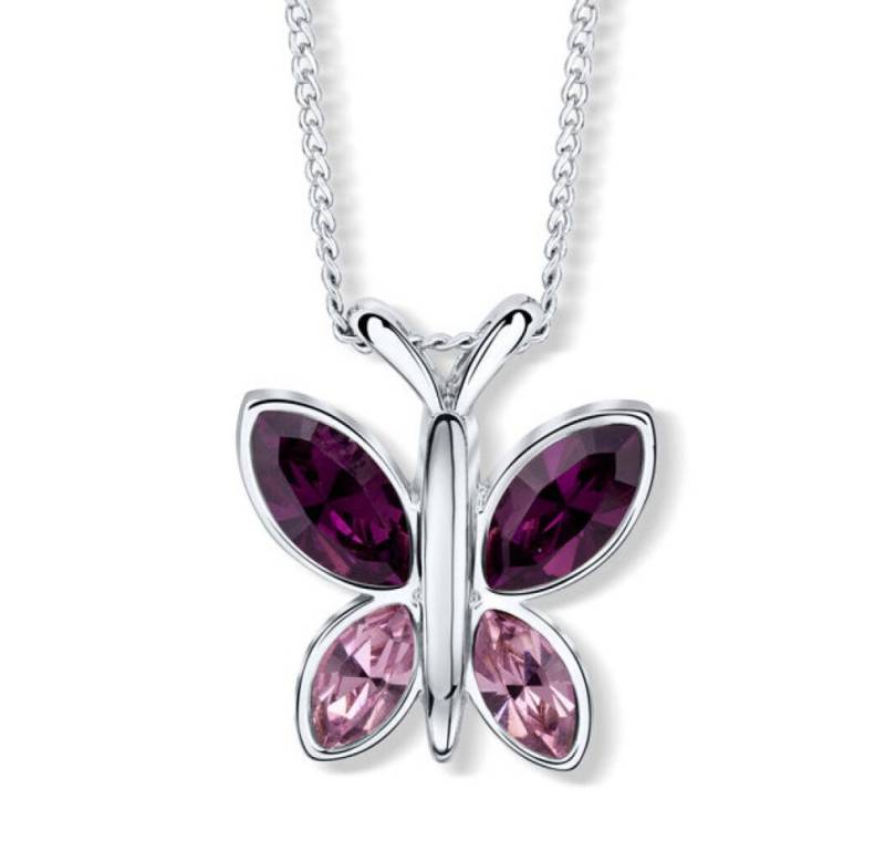 Crystalp Jewellery Kette mit Einhänger Sluivý náhrdelník Motýl 30297.MVI.R Crystalp Jewellery Kette mit Einhänger Sluivý náhrdelník Motýl 30297.MVI.R von Crystalp Jewellery