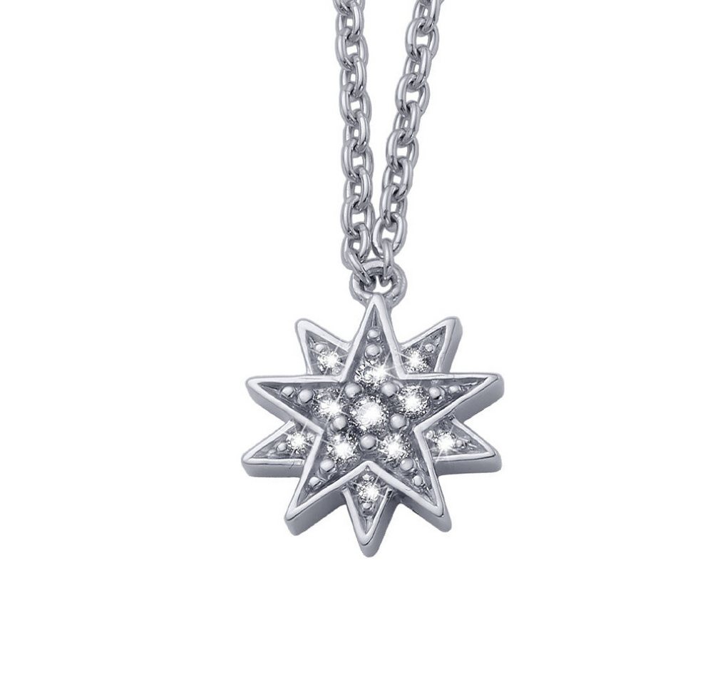 Crystalp Jewellery Kette mit Einhänger Tøpytivý støíbrný náhrdelník Hvìzda s krystaly Sisy 32134.S Crystalp Jewellery Kette mit Einhänger Tøpytivý støíbrný náhrdelník Hvìzda s krystaly Sisy 32134.S von Crystalp Jewellery