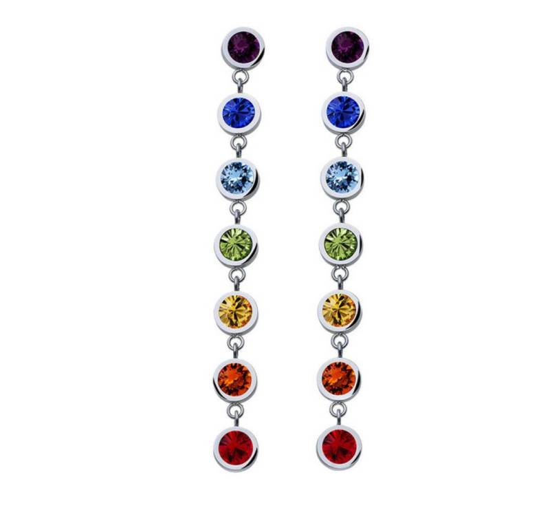 Crystalp Jewellery Ohrring-Set Dlouhé náunice s barevnými krystaly Balance Post Chakra 42162.MUL.E Crystalp Jewellery Ohrring-Set Dlouhé náunice s barevnými krystaly Balance Post Chakra 42162.MUL.E von Crystalp Jewellery