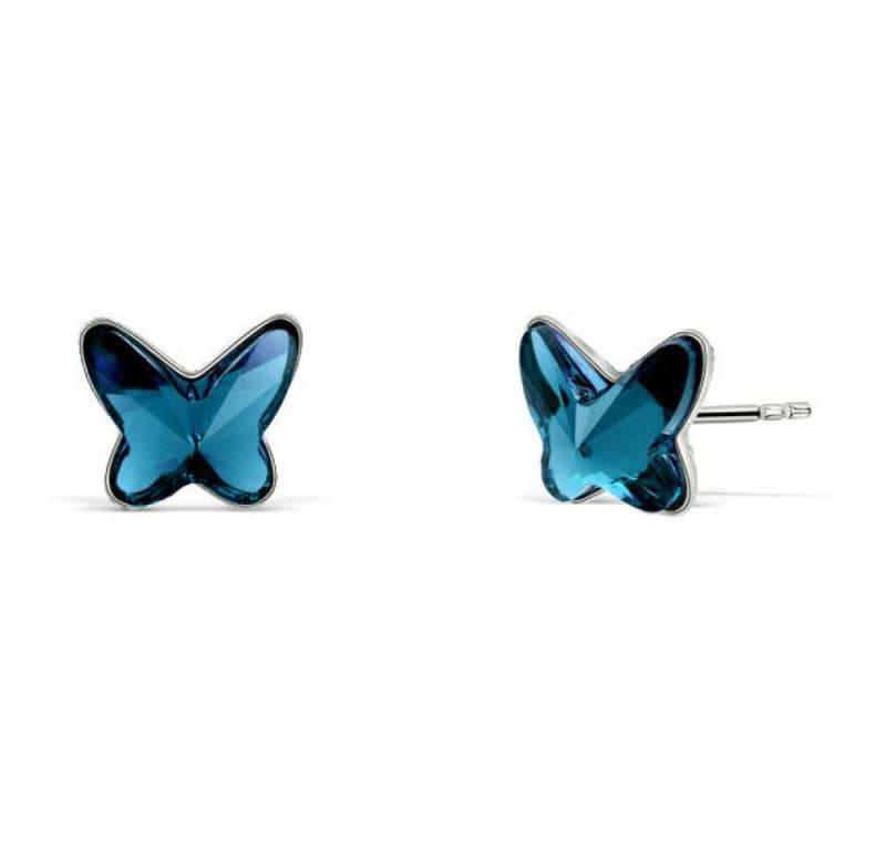 Crystalp Jewellery Ohrring-Set Pùvabné støíbrné náunice Motýlek 40337.DBL.S Crystalp Jewellery Ohrring-Set Pùvabné støíbrné náunice Motýlek 40337.DBL.S von Crystalp Jewellery