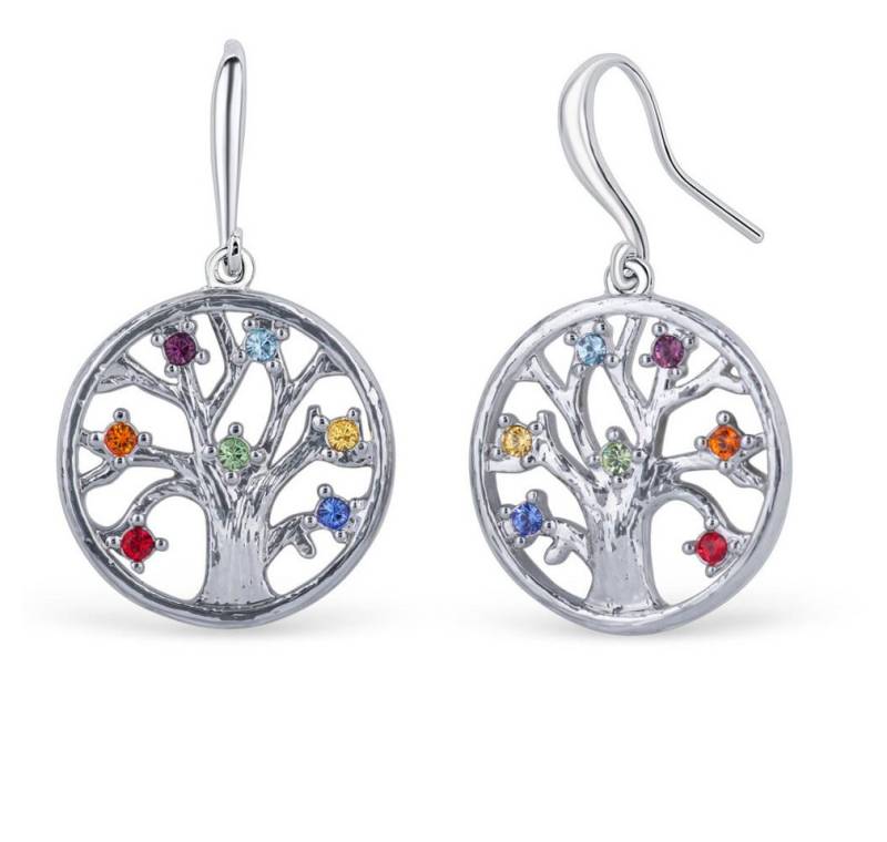 Crystalp Jewellery Ohrring-Set Sluivé náunice s krystaly Chakra Baum des Lebens 40093.MLT.R Crystalp Jewellery Ohrring-Set Sluivé náunice s krystaly Chakra Baum des Lebens 40093.MLT.R von Crystalp Jewellery