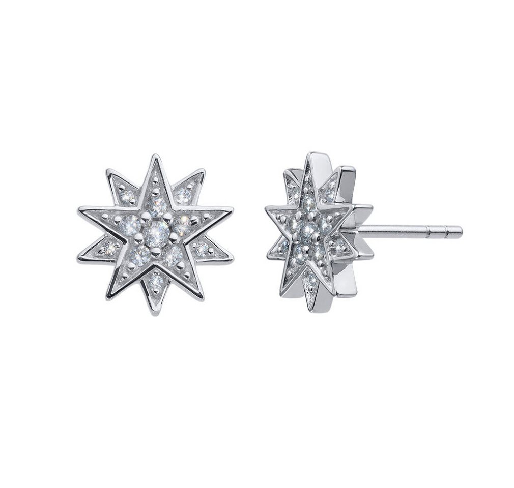 Crystalp Jewellery Ohrring-Set Tøpytivé støíbrné náunice Hvìzda s krystaly Sisy 42134.S Crystalp Jewellery Ohrring-Set Tøpytivé støíbrné náunice Hvìzda s krystaly Sisy 42134.S von Crystalp Jewellery