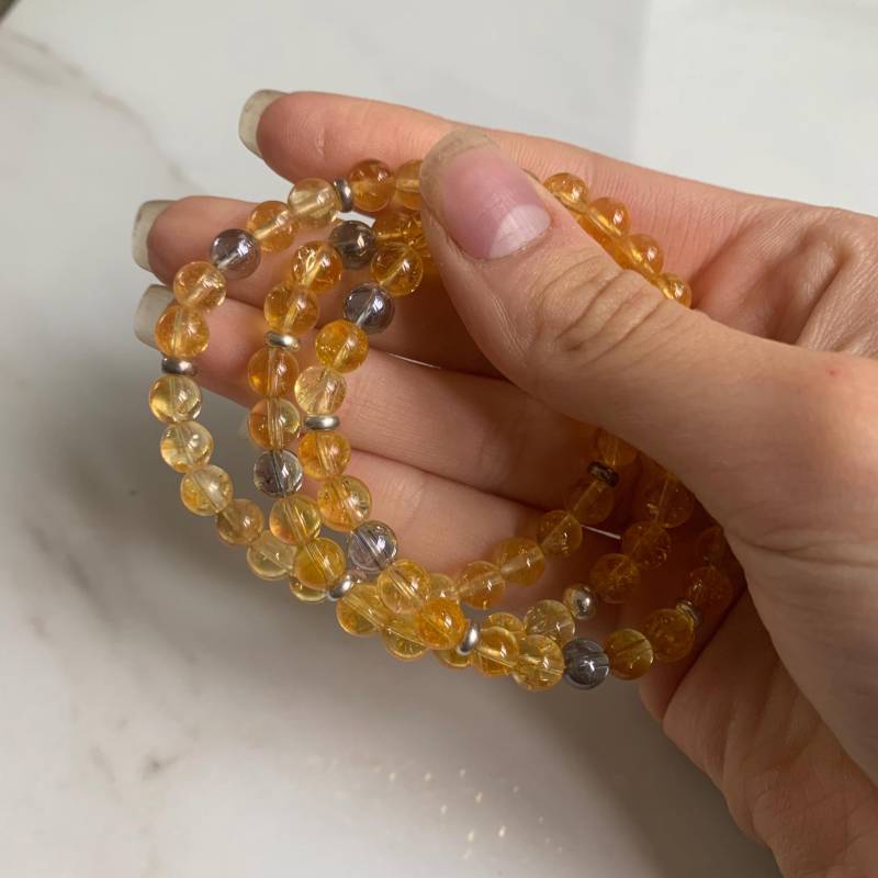 Wunderschönes Citrin, Aura Armband Wunderschönes Citrin, Aura Armband von CrystalsbyLao