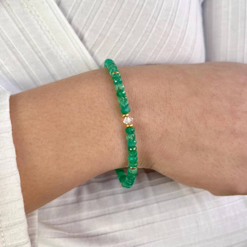 Wunderschönes Smaragd Armband - 14K Gold von CrystalsbyLao
