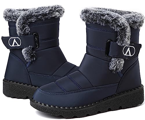 Csgkag Damen Winterstiefel Schneestiefel Herren Warme Gefüttert Anti-Rutsch Warm Leicht Winterschuhe Outdoor Boots Stiefeletten,Blau,EU41 Csgkag Damen Winterstiefel Schneestiefel Herren Warme Gefüttert Anti-Rutsch Warm Leicht Winterschuhe Outdoor Boots Stiefeletten,Blau,EU41 von Csgkag