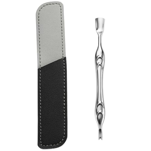 2 In 1 Nagelhautschieber Mit Gabel Nagelhautentferner Werkzeug Nagelpflege Werkzeug Edelstahl Nagelhautschneider Für Maniküre Pediküre von Csnbfiop