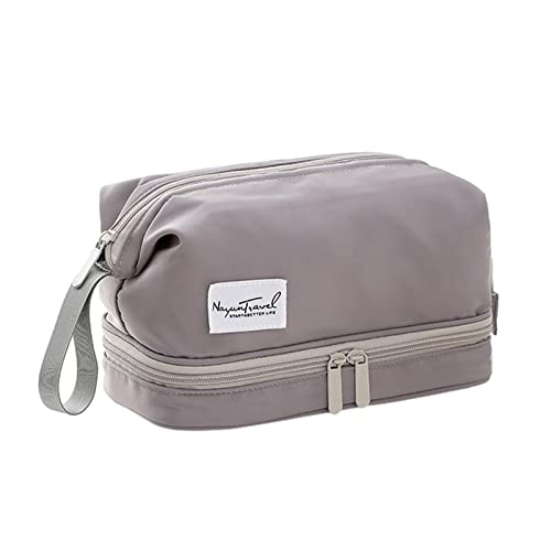 Große Reise Kulturbeutel Kosmetiktaschen Doppellagig Tragbare Nylon Make Up Taschen Aufbewahrungstasche Für Damen von Csnbfiop