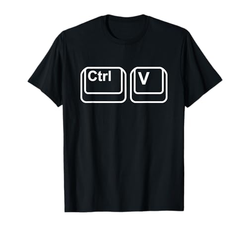 Strg + V und Strg + C Set für Eltern und Kinder T-Shirt von Ctrl+c and Ctrl+v set for parents and children