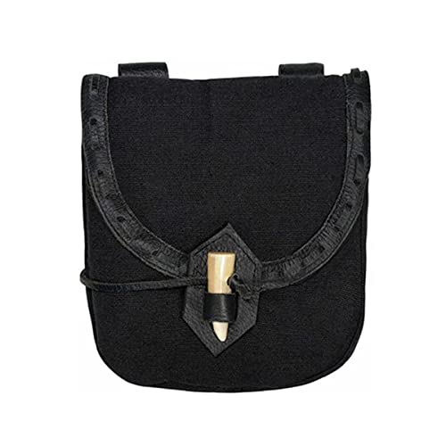 Damen Vintage Gürteltasche Mittelalter Pu Leder Schmuck Gürteltasche Wikinger Ritter Pirat Cosplay Hüfttasche Geldbörse Outdoor Sporttasche für Zubehör von CuLtP