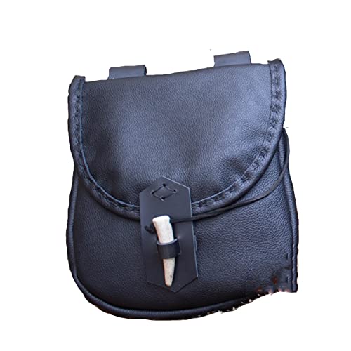 Vintage Mittelalterliche Gürteltasche, Pu-Leder, Hüfttasche, Geldbörse, Wikinger, Ritter, Pirat, Hüfttasche, Outdoor-Sport, Schützende Hüfttasche für Männer Und Frauen, Outdoor-Radfahren von CuLtP