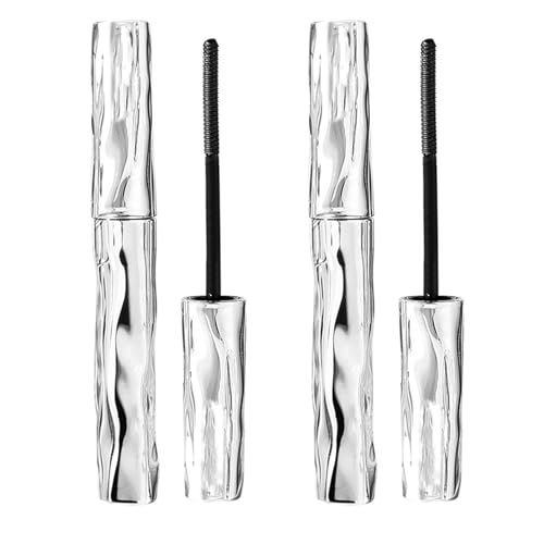 Berlinmood Mascara, Iron Wand Metal Mascara, Smudge Proof Metal Wall Metal Brush for Length and Volume Eyelash Fibre Add, 3D Eyelash Curling, Waterproof, Natural Length, Long Lasting (2 Stück) von Cuaojk