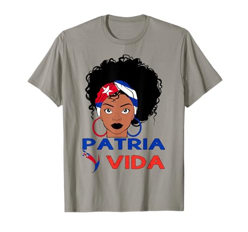 Cuba Patria Y Vida Cuban Damen Flagge Bandana Viva Cuba Libre T-Shirt von Cuba Patria Y Vida Cuban Women Tees By SL