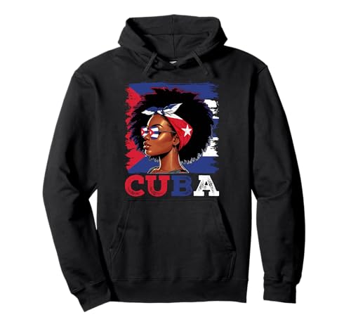 Kubanisches Mädchen Kuba Flagge Stolze Afro Kubanische Frauen Pullover Hoodie Kubanisches Mädchen Kuba Flagge Stolze Afro Kubanische Frauen Pullover Hoodie von Cuba for Girls and Women Cuban Outfit