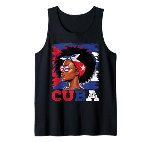 Kubanisches Mädchen Kuba Flagge Stolze Afro Kubanische Frauen Tank Top Kubanisches Mädchen Kuba Flagge Stolze Afro Kubanische Frauen Tank Top von Cuba for Girls and Women Cuban Outfit