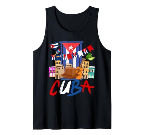 Cuban Flag Outfit Ideen für Frauen & Cubana Latino Heritage Tank Top von Cuban Hispanic heritage Costume Ideas For Kids