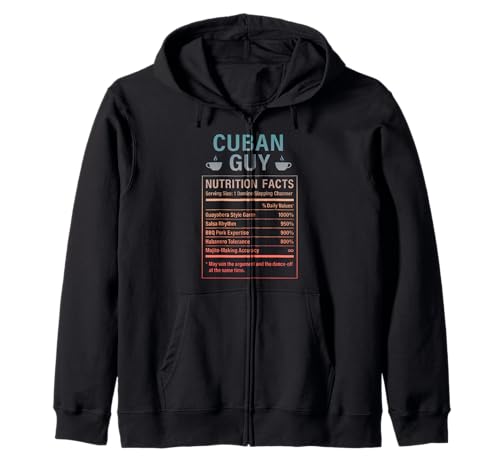Lustiger kubanischer Kerl stolze Männer mit kubanischen Wurzeln Kapuzenjacke von Cuban Humor Gifts for Cuban Men