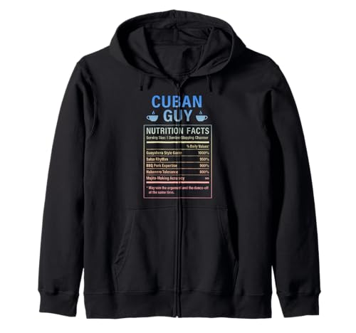 Lustiger kubanischer Kerl stolze Männer mit kubanischen Wurzeln Kapuzenjacke von Cuban Humor Gifts for Cuban Men