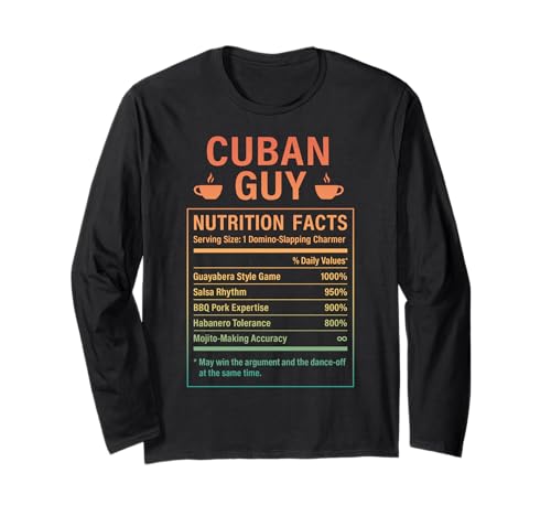 Lustiger kubanischer Kerl stolze Männer mit kubanischen Wurzeln Langarmshirt Lustiger kubanischer Kerl stolze Männer mit kubanischen Wurzeln Langarmshirt von Cuban Humor Gifts for Cuban Men
