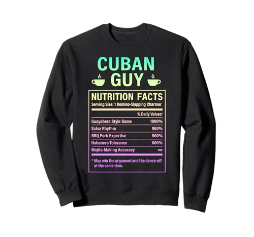 Lustiger kubanischer Kerl stolze Männer mit kubanischen Wurzeln Sweatshirt von Cuban Humor Gifts for Cuban Men