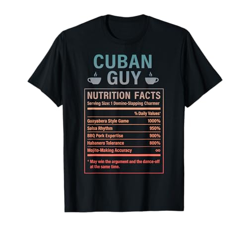 Lustiger kubanischer Kerl stolze Männer mit kubanischen Wurzeln T-Shirt von Cuban Humor Gifts for Cuban Men