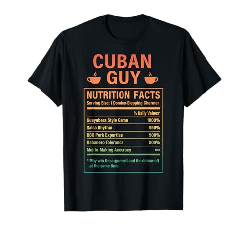 Lustiger kubanischer Kerl stolze Männer mit kubanischen Wurzeln T-Shirt von Cuban Humor Gifts for Cuban Men