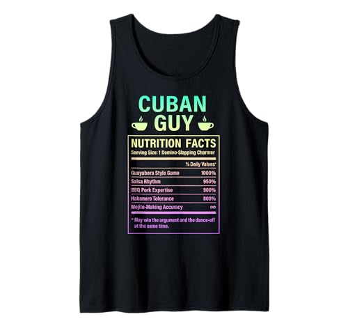 Lustiger kubanischer Kerl stolze Männer mit kubanischen Wurzeln Tank Top von Cuban Humor Gifts for Cuban Men