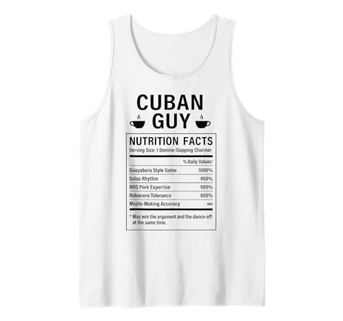 Lustiger kubanischer Kerl stolze Männer mit kubanischen Wurzeln Tank Top Lustiger kubanischer Kerl stolze Männer mit kubanischen Wurzeln Tank Top von Cuban Humor Gifts for Cuban Men