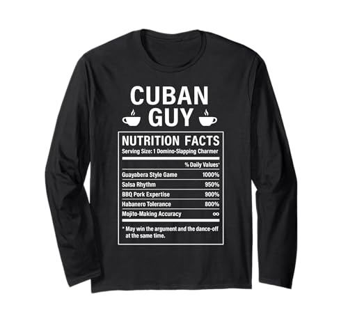 Lustiger kubanischer Kerl stolze Männer mit Kubawurzeln Langarmshirt Lustiger kubanischer Kerl stolze Männer mit Kubawurzeln Langarmshirt von Cuban Humor Gifts for Men of Cuba