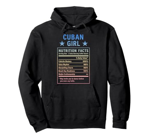 Lustiges kubanisches Mädchen, stolze Frauen mit Kubawurzeln Pullover Hoodie von Cuban Humor Gifts for Women of Cuba